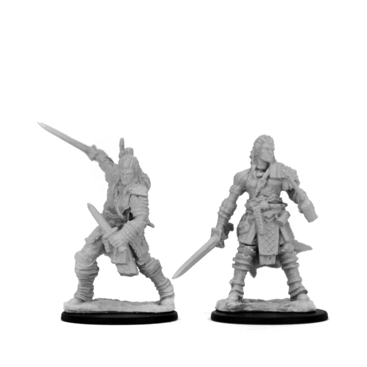 Pathfinder Deep Cuts Unpainted Miniatures: Human Male Fighter