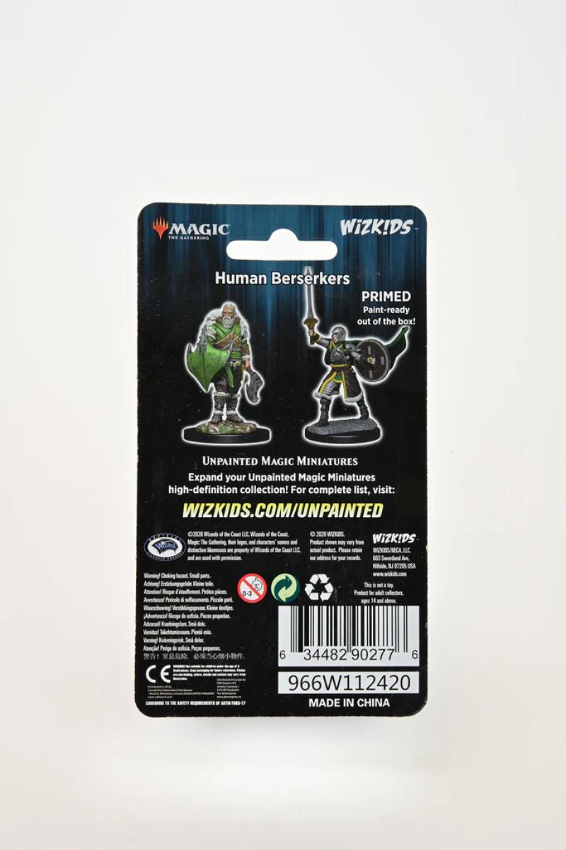 Magic: The Gathering Unpainted Miniatures: Human Berserkers