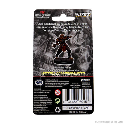 D&D Icons of the Realms Premium Figures: Male Dragonborn Fighter