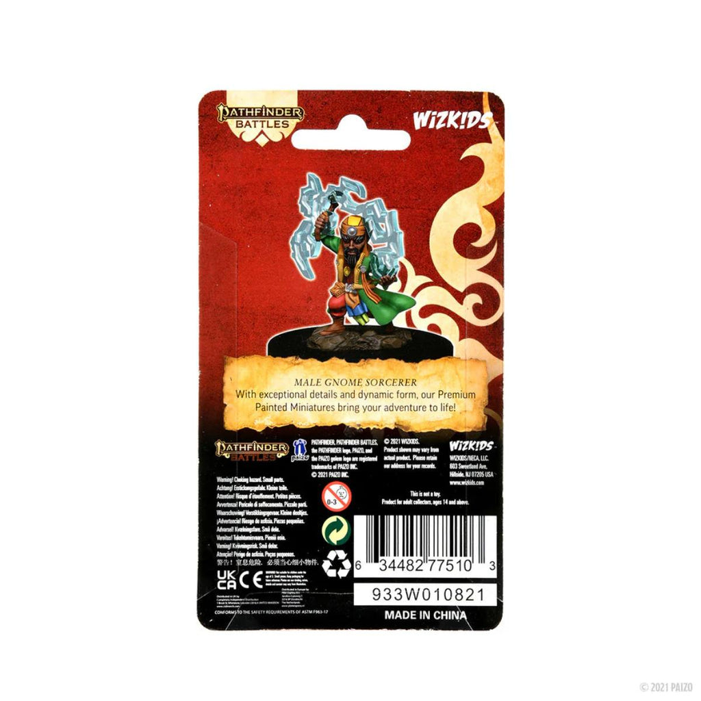 Pathfinder Battles: Premium Painted Figure: Male Gnome Sorcerer