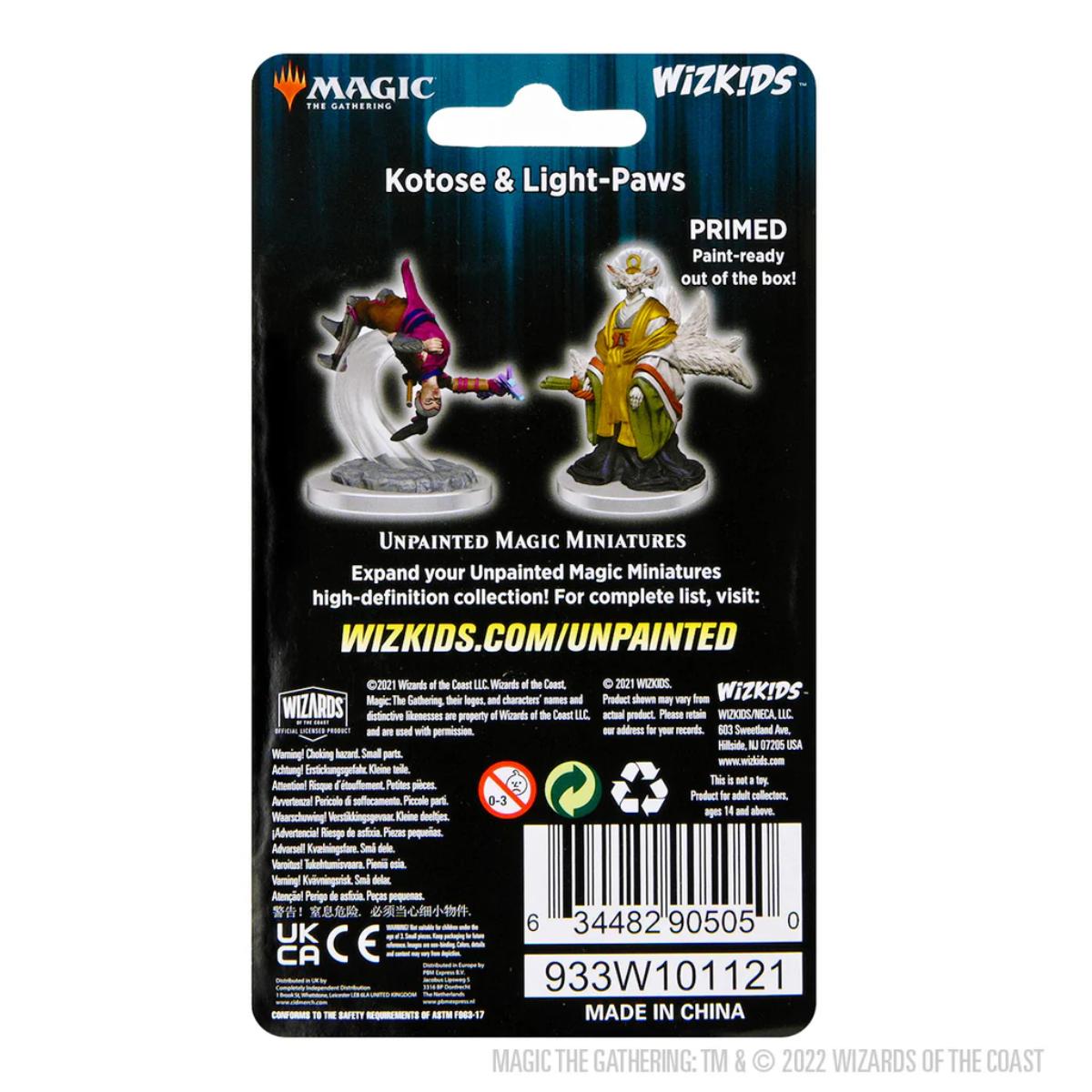 Magic: The Gathering Unpainted Miniatures - Kotose & Light-Paws