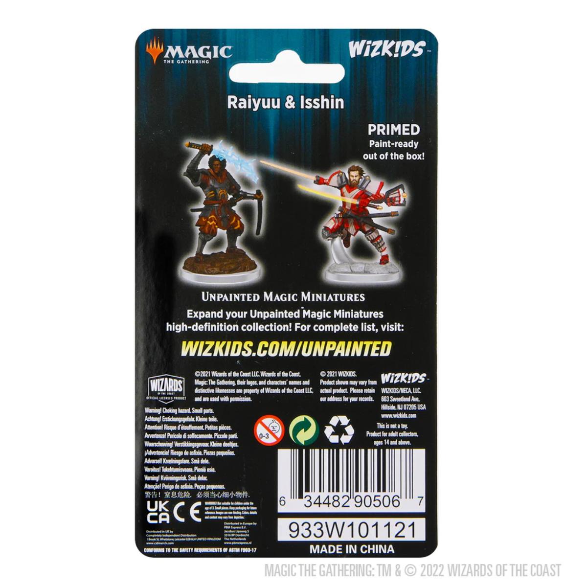 Magic: The Gathering Unpainted Miniatures - Raiyuu & Isshin