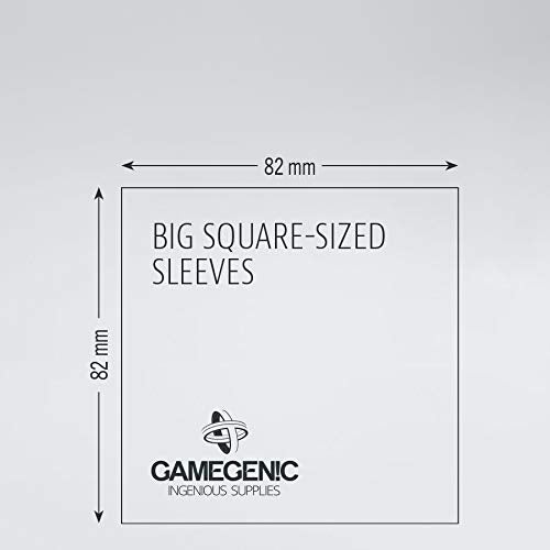 Gamegenic MATTE Sleeves: Big Square (82 x 82 mm) – 50 Pack