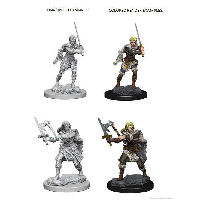 D&D Nolzur’s Marvelous Miniatures: Human Female Barbarian