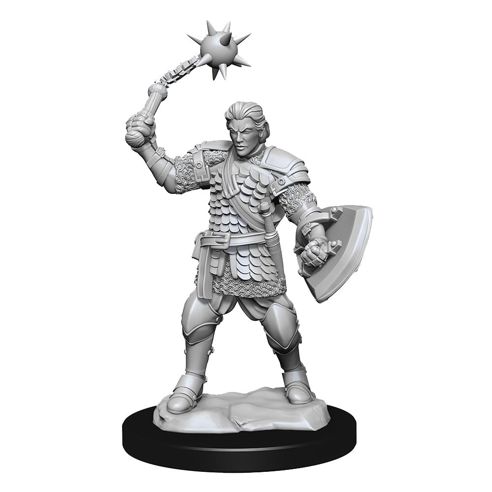 Critical Role Unpainted Miniatures: W1 Human Clovis Concord Cleric Male
