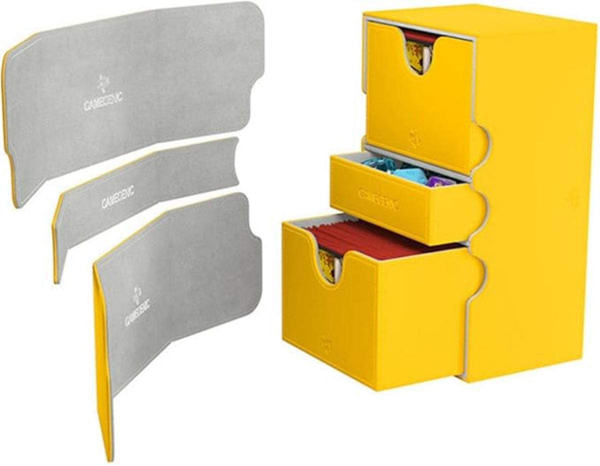 Gamegenic 200+ Convertible Deck Box: Yellow