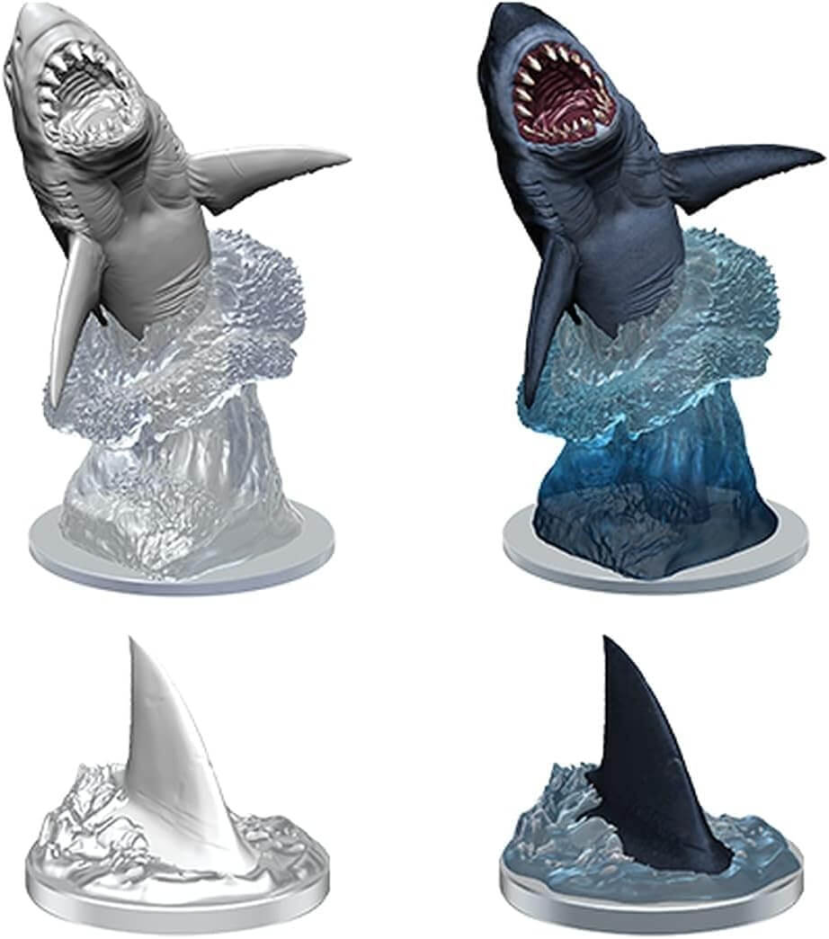 WizKids Deep Cuts Unpainted Miniatures: Wave 9: Shark