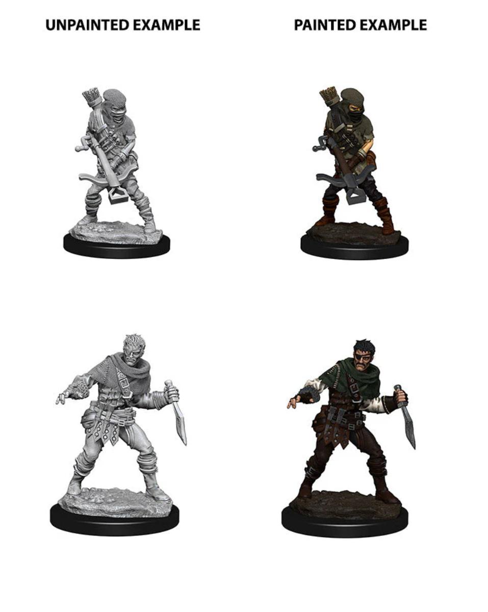 WizKids Deep Cuts Unpainted Miniatures: Bandits