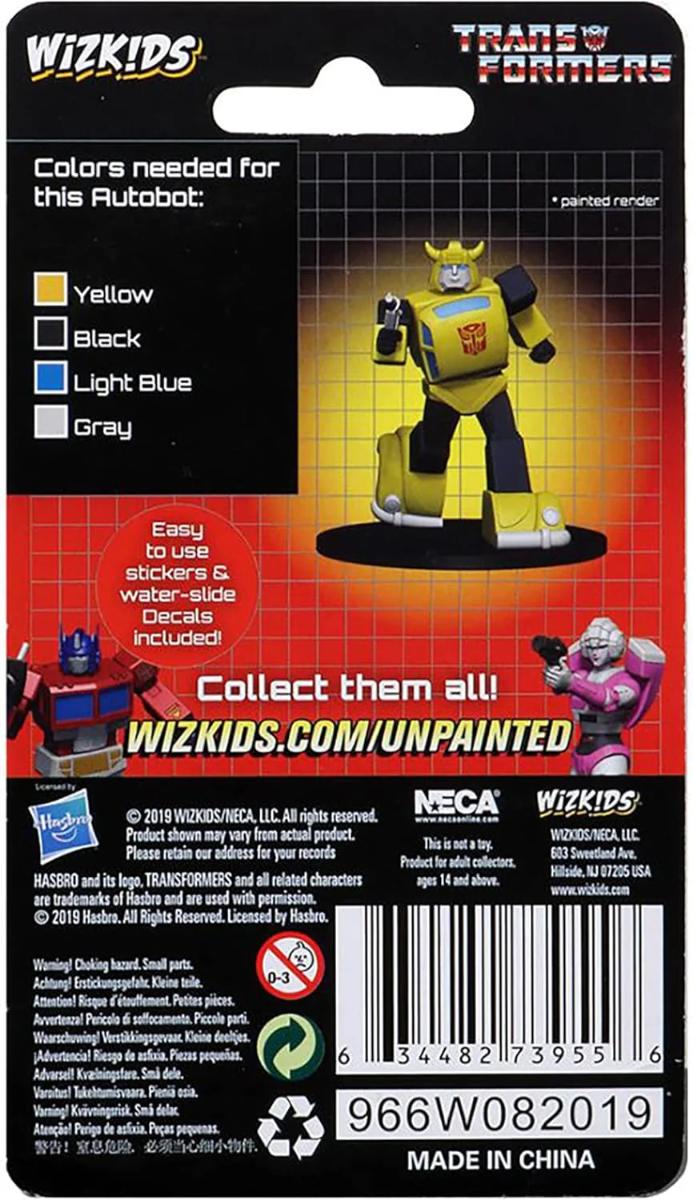 Transformers Deep Cuts Unpainted Miniatures: Bumblebee