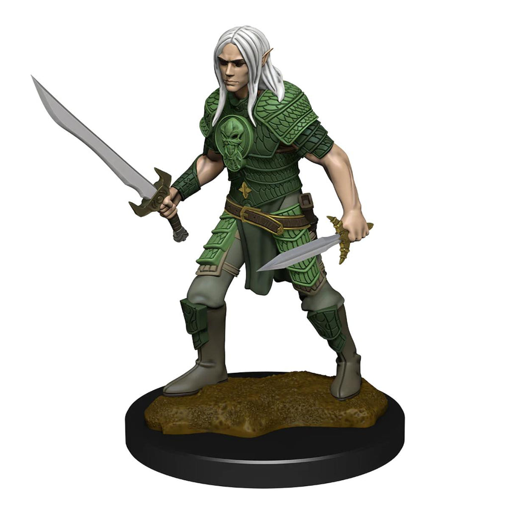 Pathfinder Deep Cuts Unpainted Miniatures: Elf Fighter Male