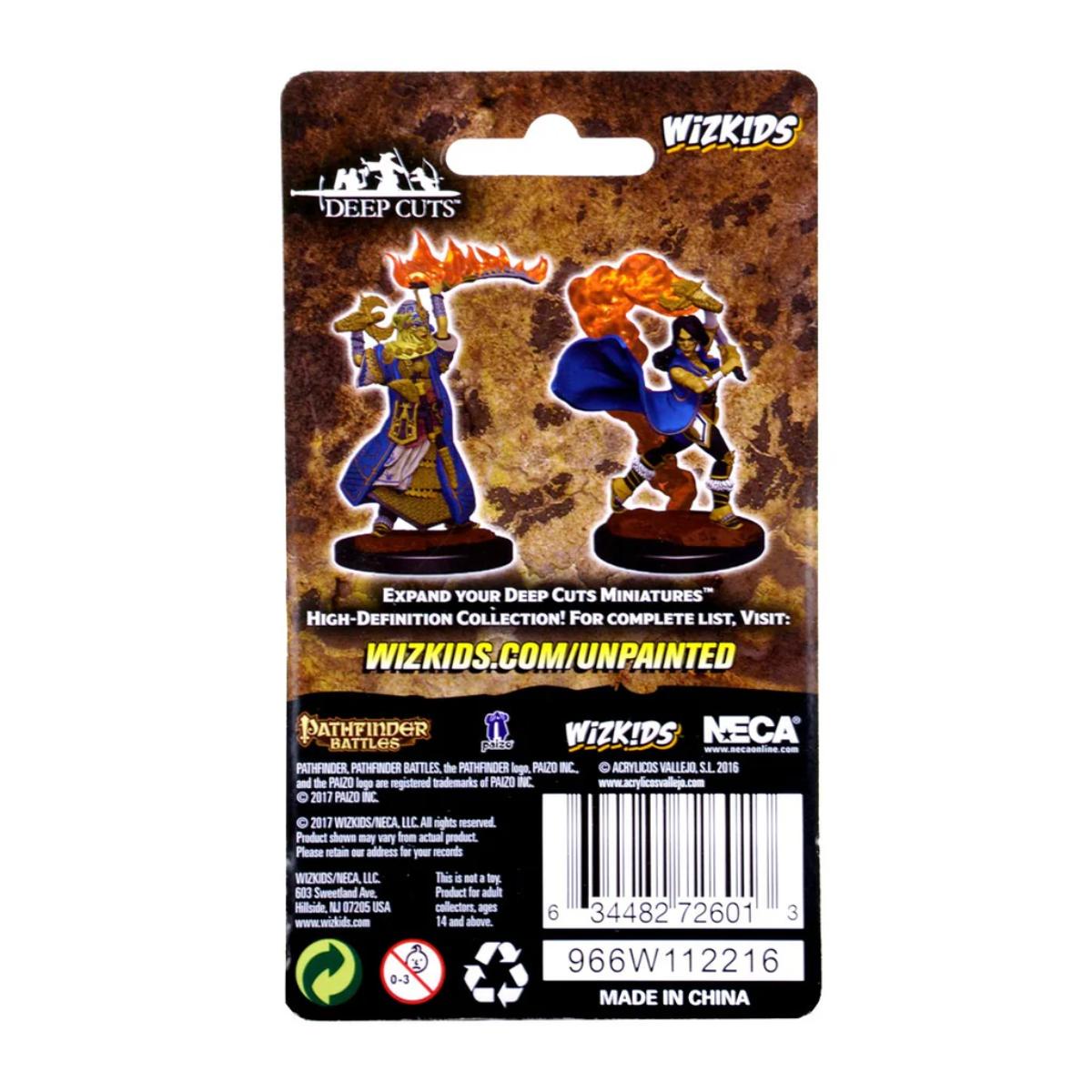 Pathfinder Deep Cuts Unpainted Miniatures: Human Female Cleric