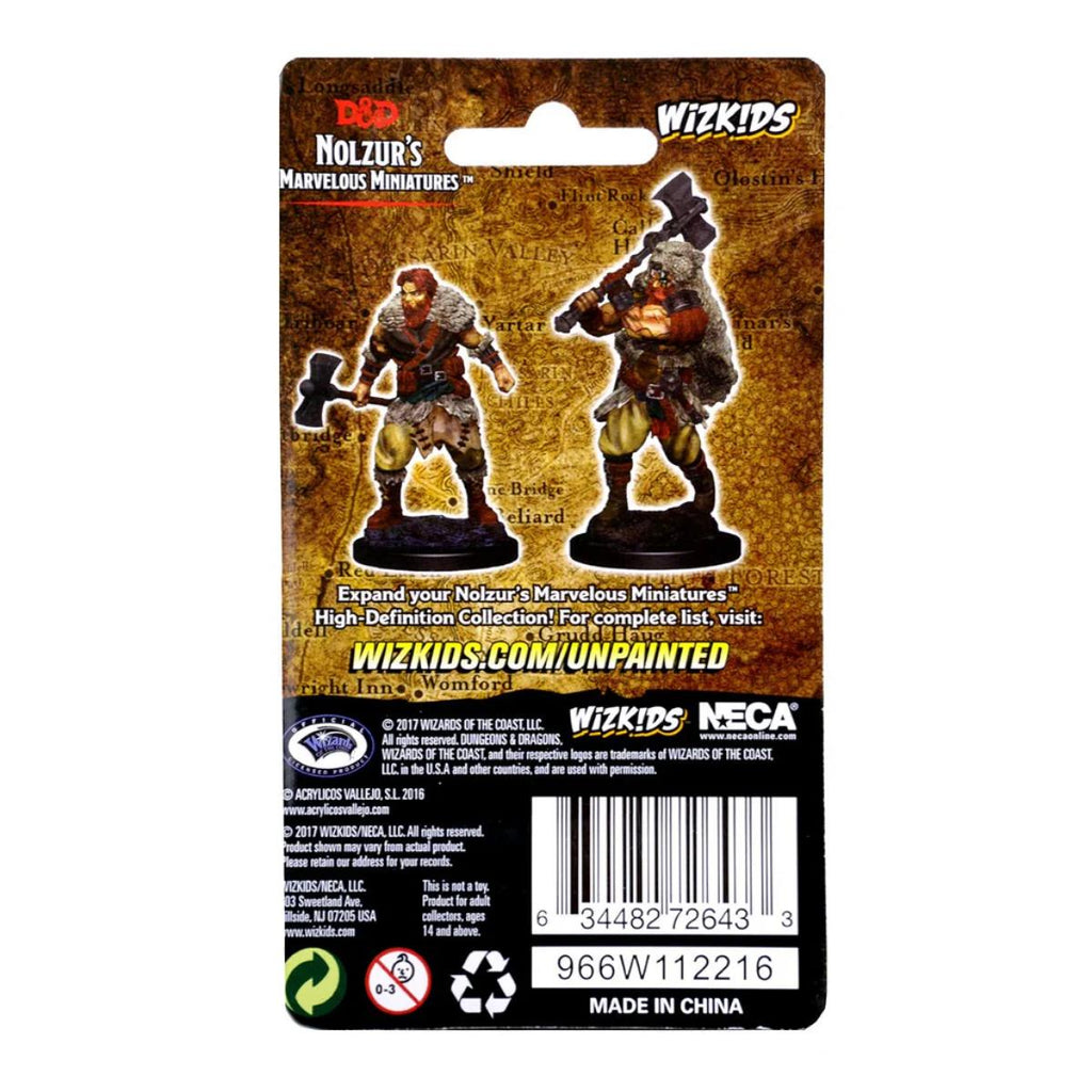D&D Nolzur’s Marvelous Miniatures: Human Male Barbarian