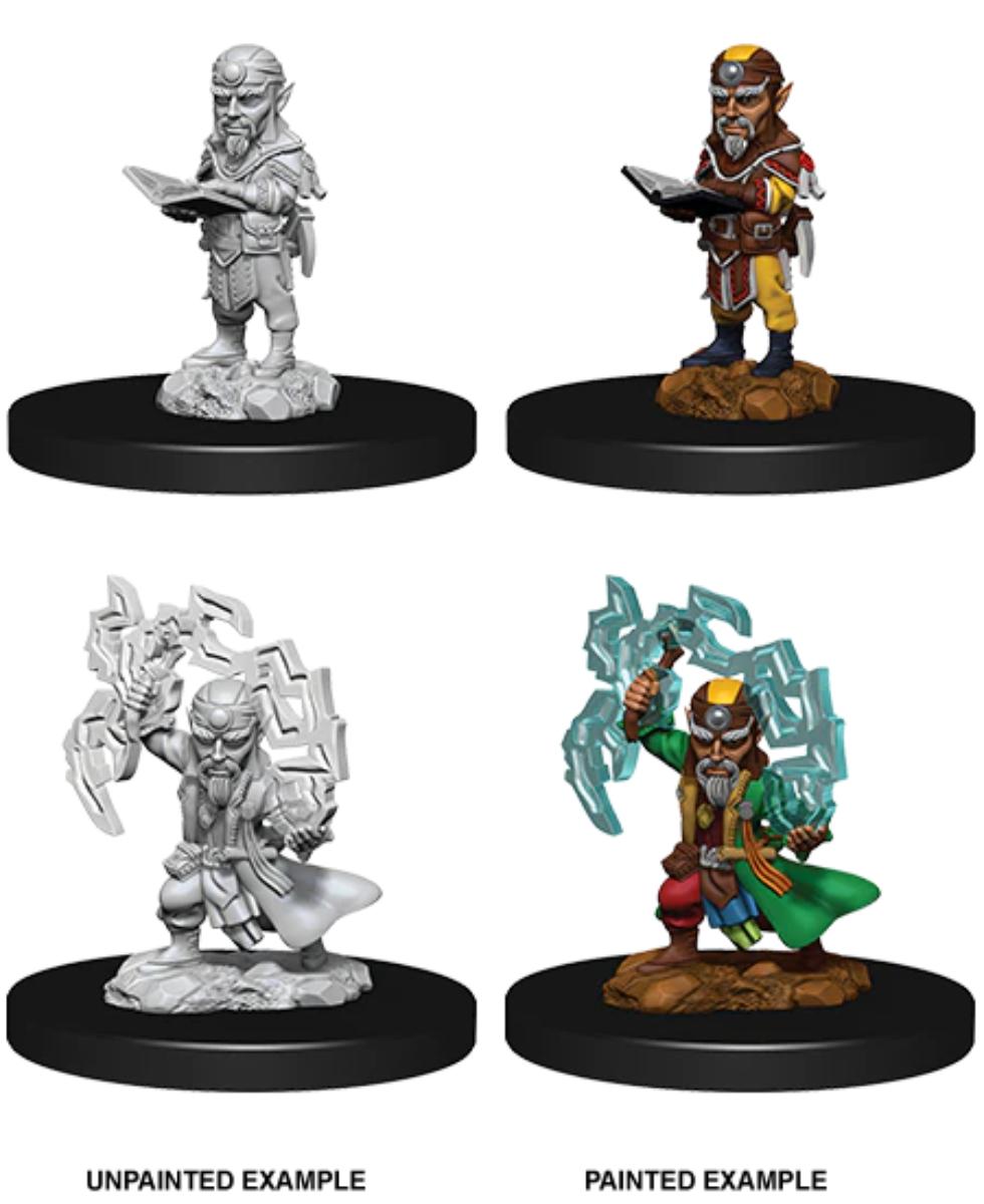 Pathfinder Deep Cuts Unpainted Miniatures: Gnome Male Sorcerer