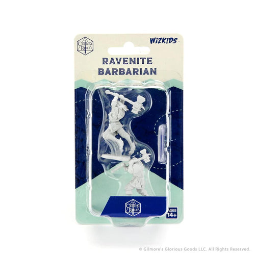 Critical Role Unpainted Miniatures: Ravenite Half-Dragon Barbarian Female